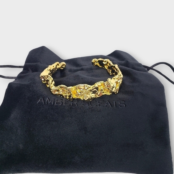 Amber Sceats Emery Cuff 24k Gold Plated - Picture 4 of 7